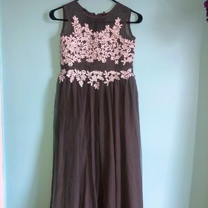 Kids Hand Stitched Long Dress